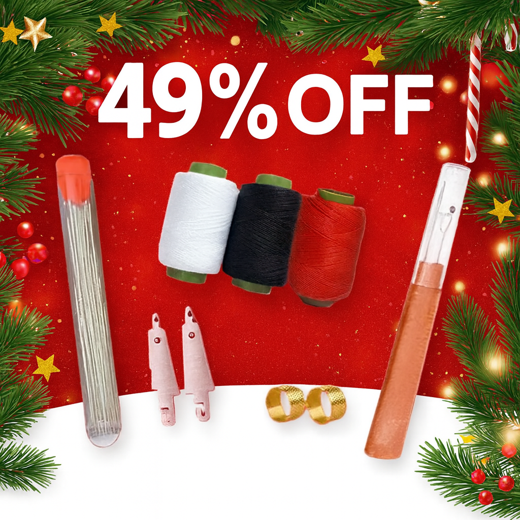 🎄Christmas Mega Sale – 49% OFF🔥🧵34PCS Big Eye Steel Needles Set -(🎁Buy 2 Get 1 Free)