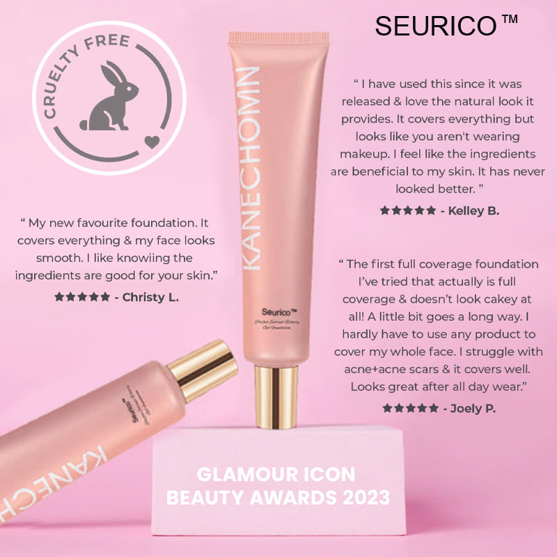 Seurico™ Super Coverage Foundation with Buffing Brush