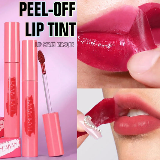Waterproof Peel-off Lipgloss Matte Natural Mist Lip Tinted Long Lasting Lipstick Makeup Tattoo Glaze Tear Contour Stain Cosmetic