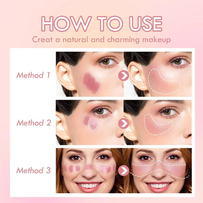 Liquid Blush 8 Colors Natural Long-Lasting Cream Blush