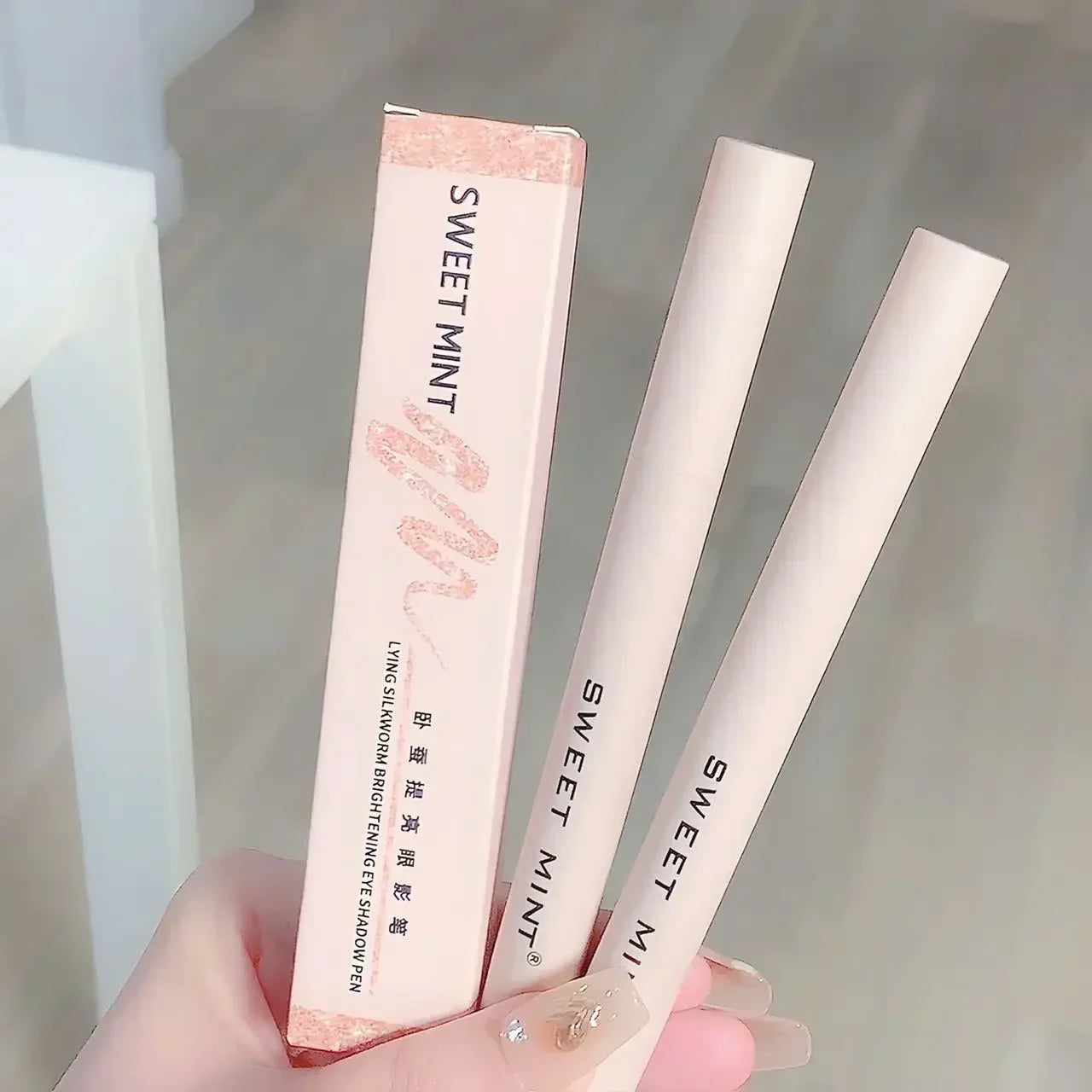 Silkworm Glow: Brightening Glitter Eyeshadow Stick