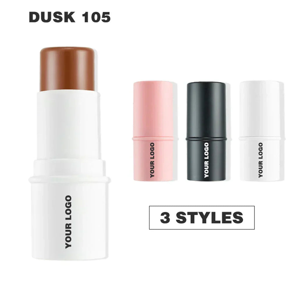 8-Color Blush Stick – Available in pink, white, and black tubes with matte or glitter finishes. Long-lasting, easy to apply, and perfect for private labeling.