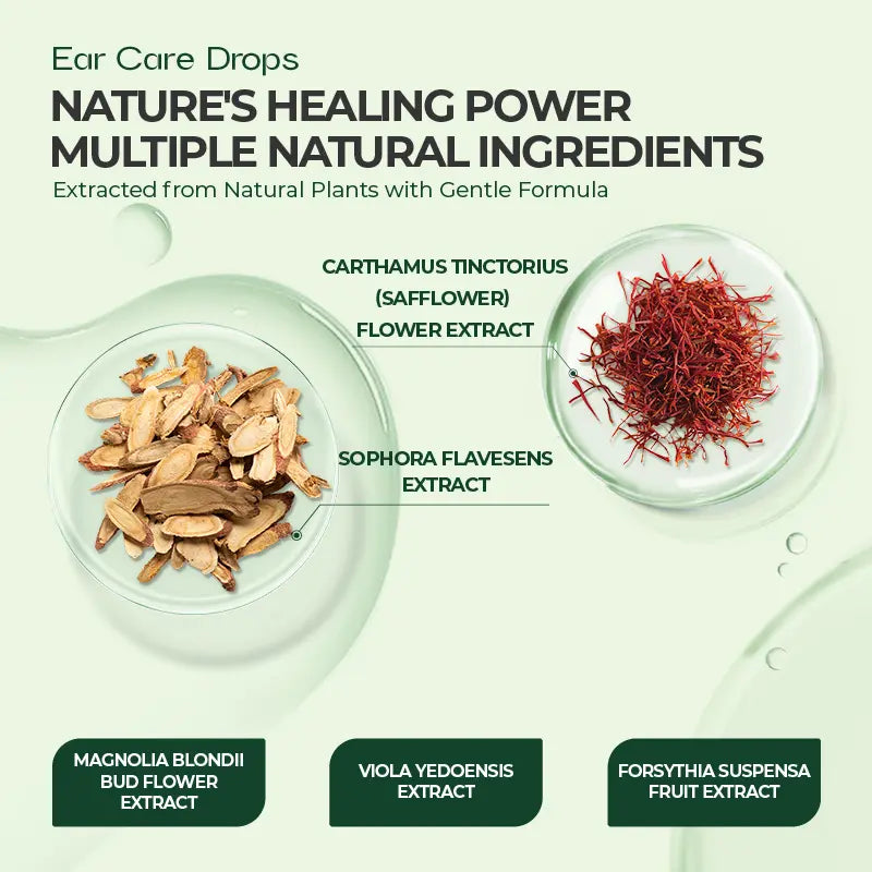 ✨FDA Registered – Ear Care Drops – Plant Based Formula