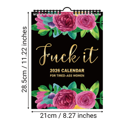⭐ 2026 Fuck It Again™ Wall Calendar